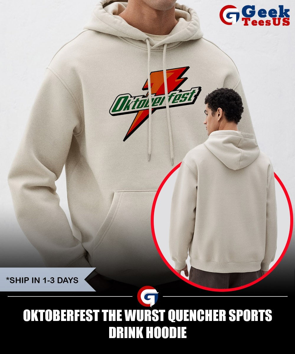 Oktoberfest the Wurst Quencher sports drink shirt