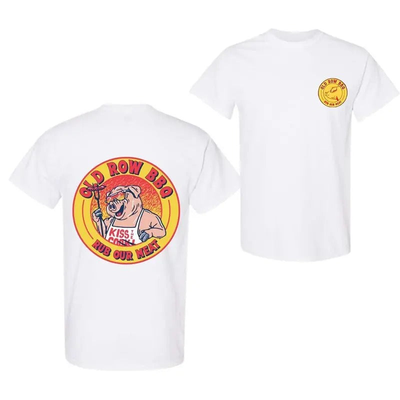 Old Row BBQ Rub Our Meat T-Shirt for men for women, New Graphic Design Unisex T-Shirt Hoodie, Sweatshirt | HypeDripTees.com