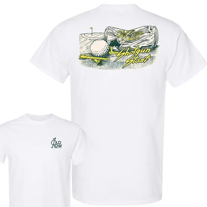 Old Row Golf Shotgun T-Shirt, Unisex T-Shirt, For Men, For Women Hoodie, Sweatshirt | HypeDripTees.com