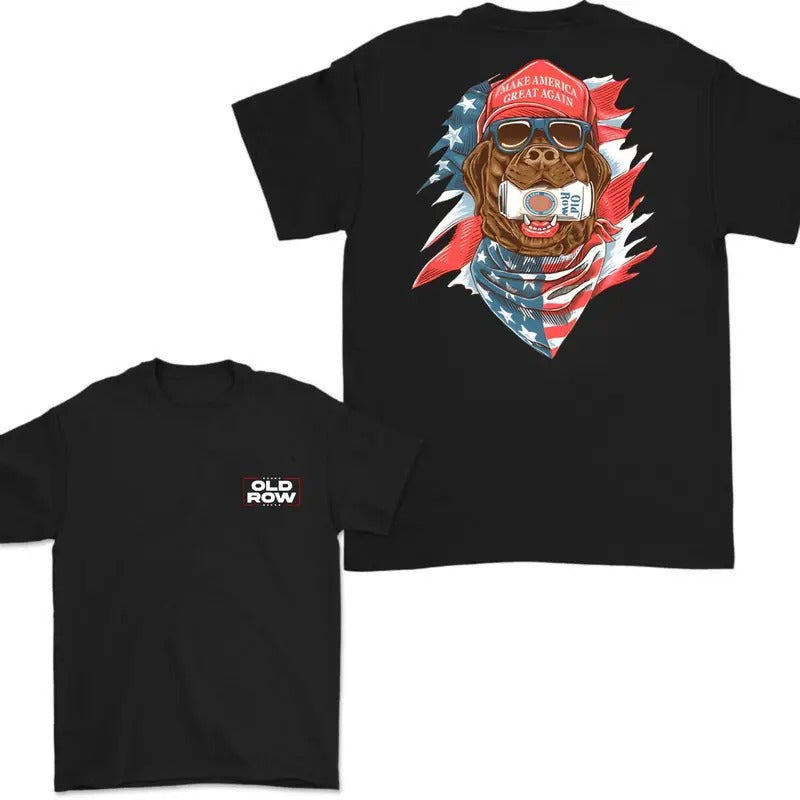 Old Row Maga Good Boy Graphic 2 Sides Tshirt Old R_287 - Unisex And Inclusive - Multiple Colorways