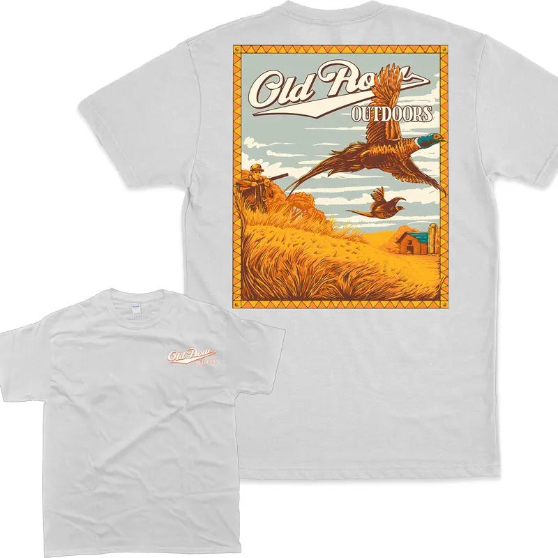 Old Row Outdoor Hunting Pheasant Unisex T-shirt, Vintage Old Row, Old Row Tshirt, Retro Tshirt, Men's clothing, Men's...