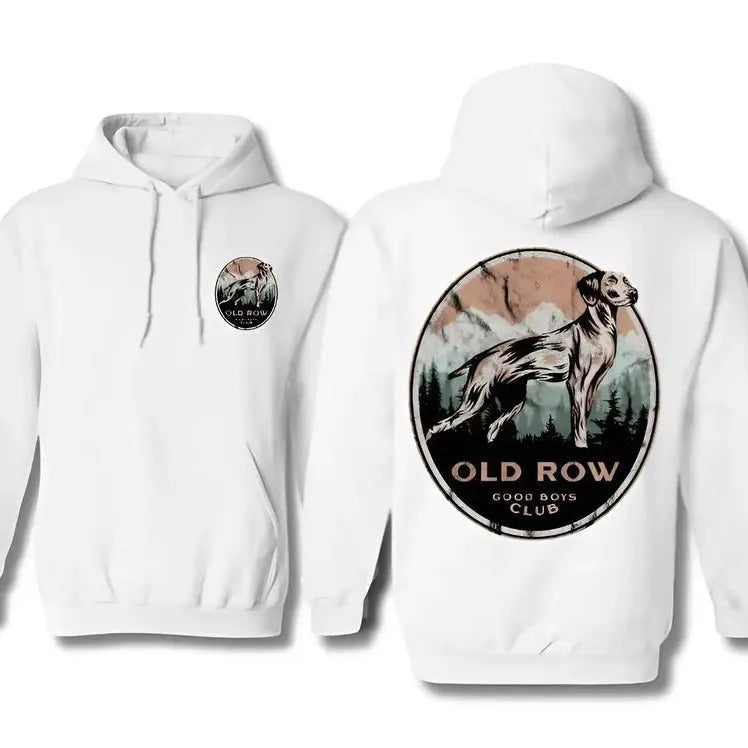 Old Row Unisex Hoodie , Good Boy Club, Hunting Dog Shirt, Full Colors, For Men, For Women Sweatshirt | HypeDripTees.com
