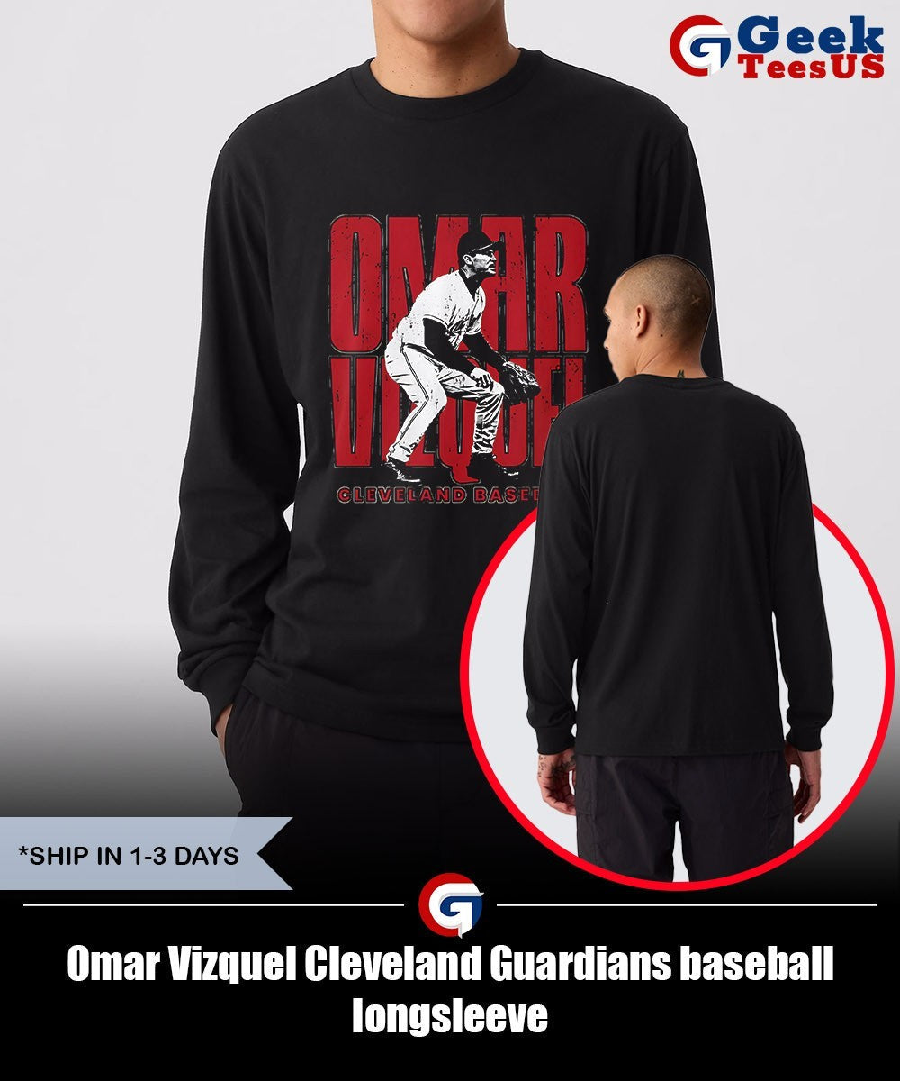 Omar Vizquel Cleveland Guardians baseball shirt