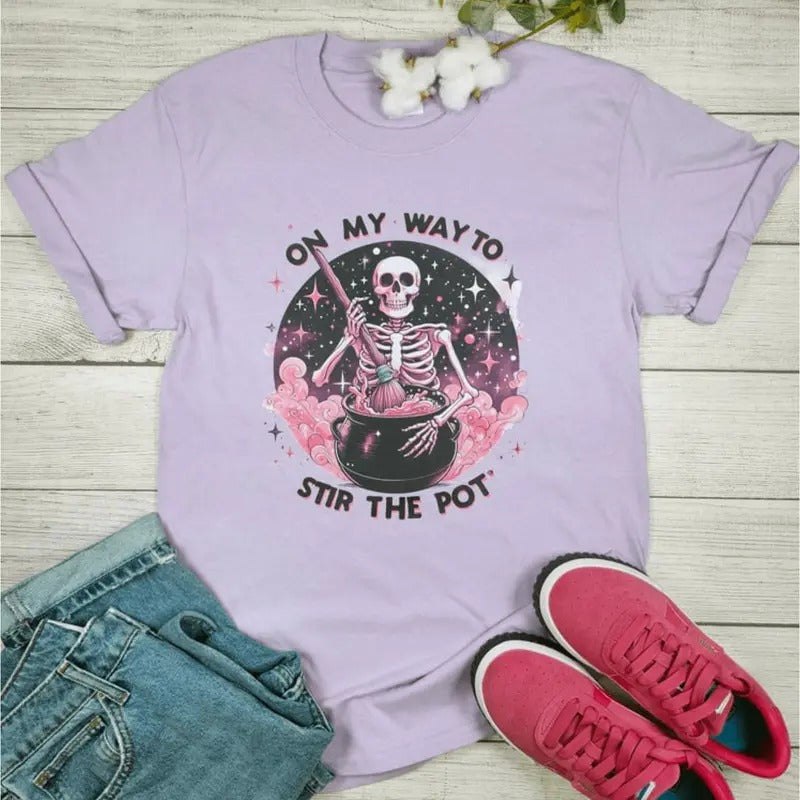 On My Way To Stir The Pot Graphic T-shirt Hoodie, Sweatshirt | HypeDripTees.com