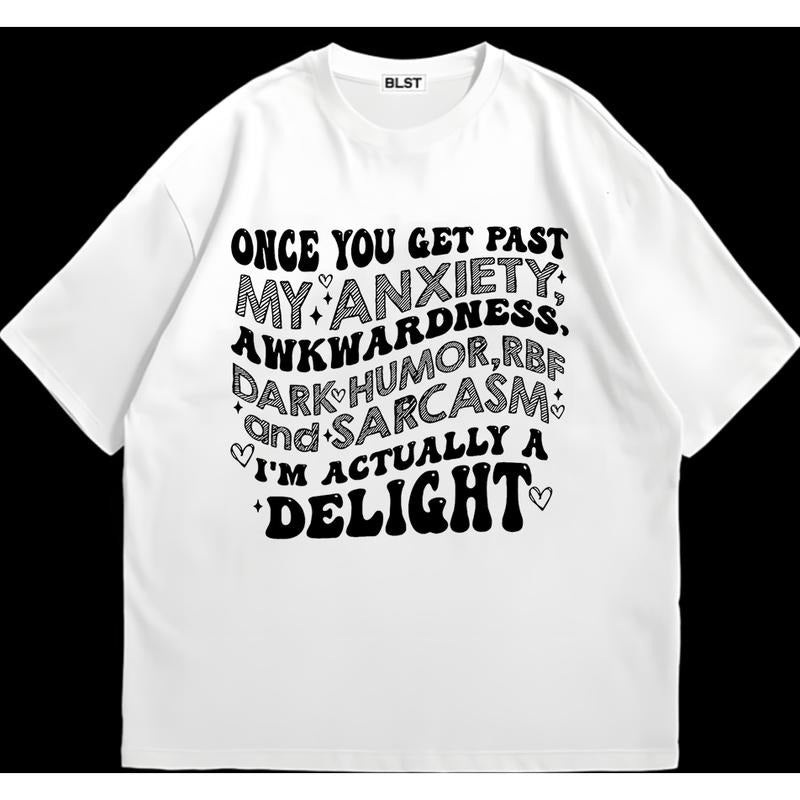 Once You Get Past My Anxiety T-Shirt Cotton and Machine Washable Trendy Fit Hoodie, Sweatshirt | HypeDripTees.com