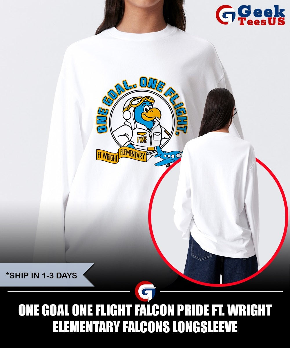 One Goal One Flight Falcon Pride Ft. Wright Elementary Falcons shirt