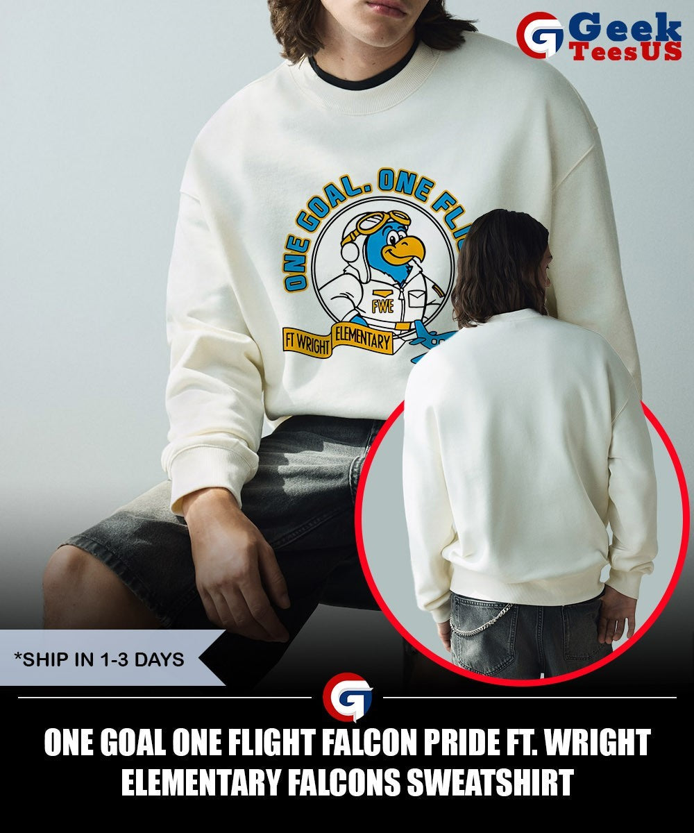 One Goal One Flight Falcon Pride Ft. Wright Elementary Falcons shirt