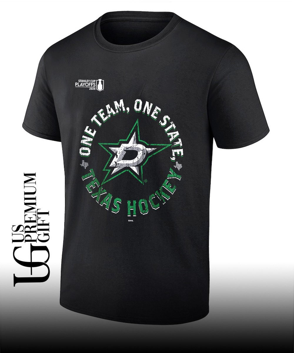 One Team one State Texas Hockey Dallas Stars NHL 2026 Stanley Cup Playoffs slogan shirt