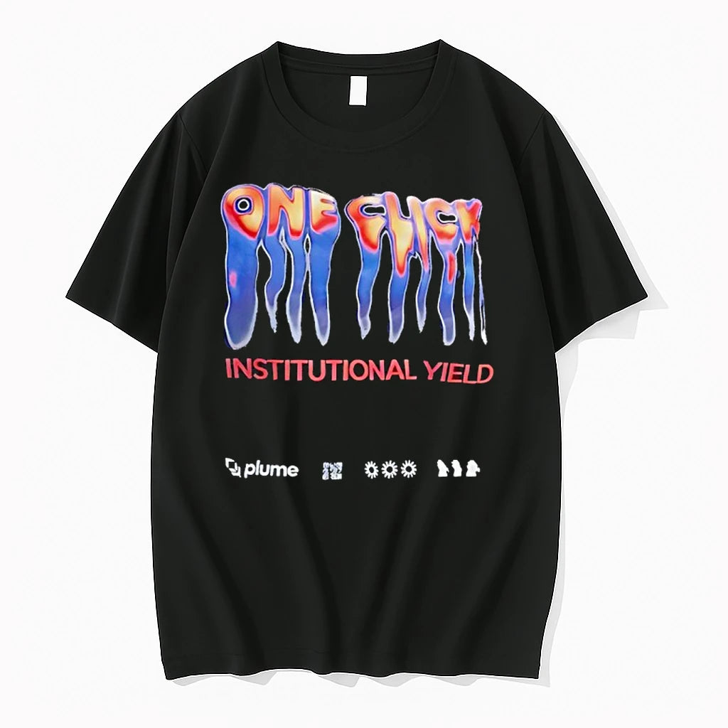 One Click Institutional Yield Plume Melting Style Tshirts Sweater Hoodie, Sweatshirt | HypeDripTees.com