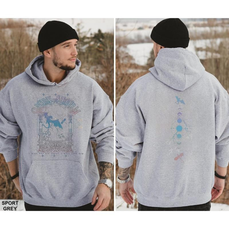 Onyx Storm Brave The Dark SweatShirt, Fourth Wing Series Shirt, Violet Sorrengail Dragon Rider, Gift For Book Lover L209...