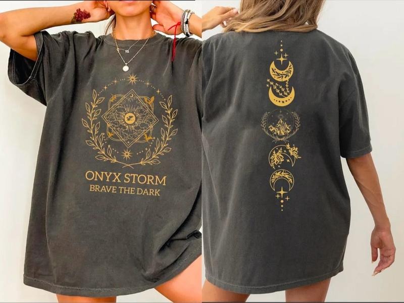 Onyx Storm Sweatshirt, Fourth Wing Series Shirt, Dragon Rider Sweatshirt, Bookish Sweater Gift For Book Lover, Fantasy...