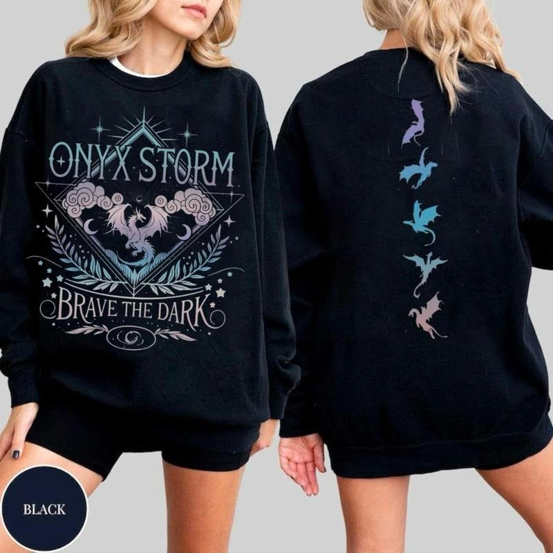 Onyx Storm Sweatshirt, Violet Sorrengail Fourth Wing Shirt, Basgiath War Collegee Shirt, Onyx Storm Dragons I Will Save...