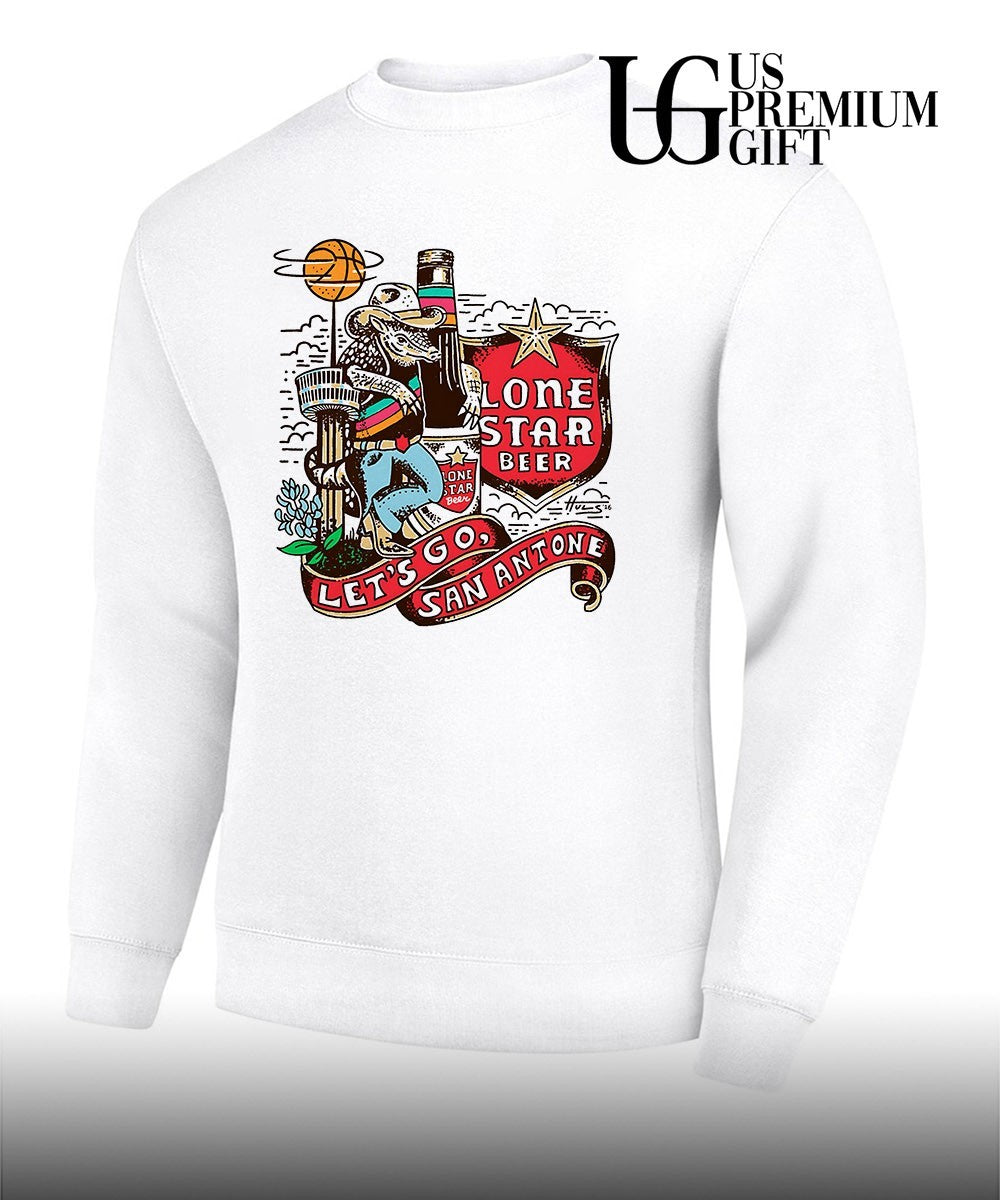 Opossum Let’s Go San Antonio Lone Star Beer shirt