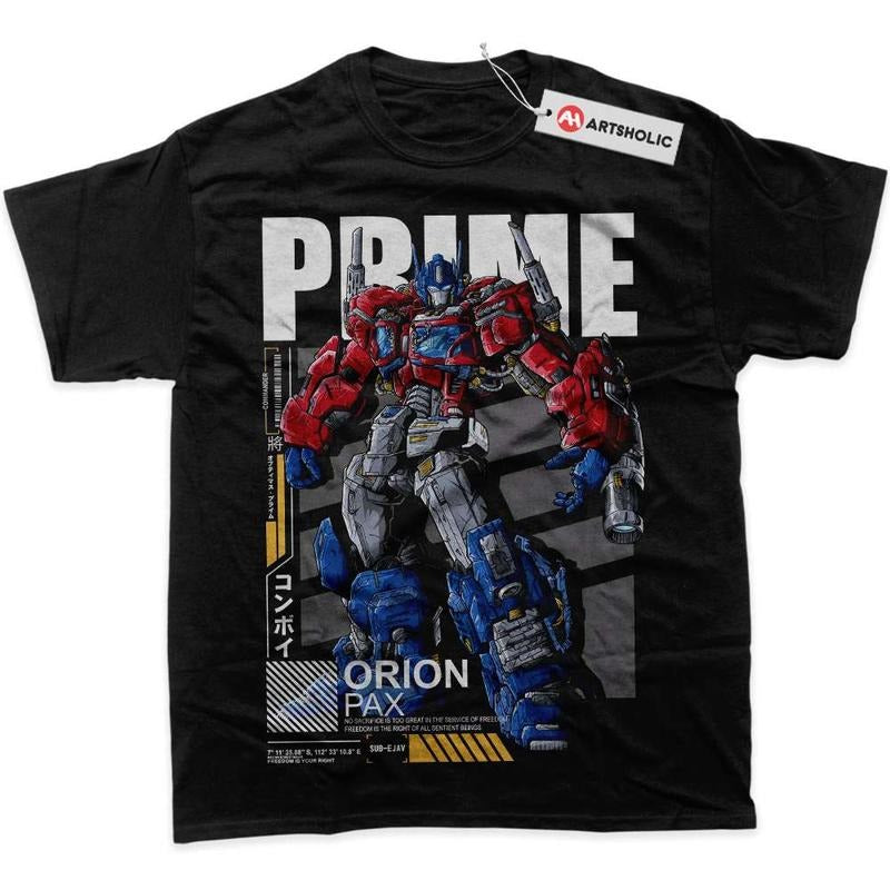 Optimus Prime Shirt, Transformers Shirt, Movie Graphic T-Shirt Hoodie, Sweatshirt | HypeDripTees.com