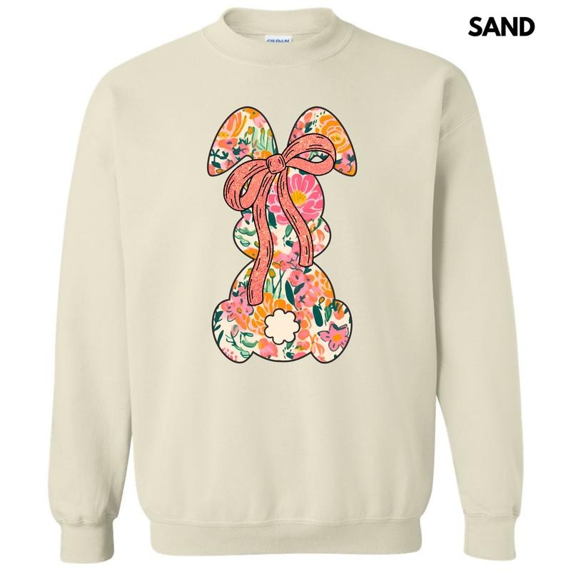 Orange Blooms Bunny Sweatshirt 'NLB' T-Shirts, Hoodie | HypeDripTees.com