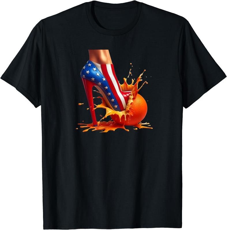 Orange High Heel Crush! T-Shirt | Unisex Cotton Tee Gift Hoodie, Sweatshirt | HypeDripTees.com