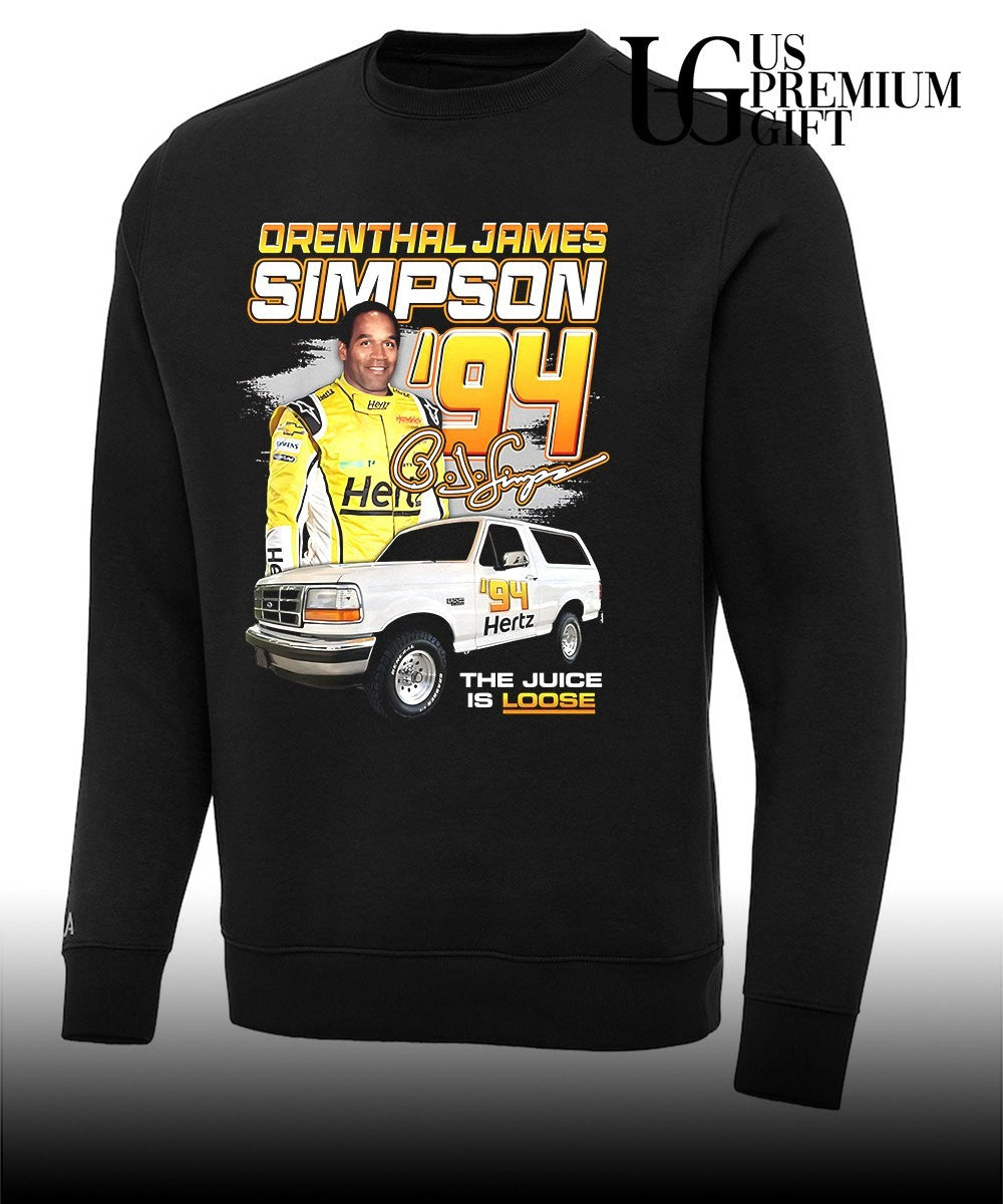 Orenthal James Simpson The Juice Racing ’94 signature shirt