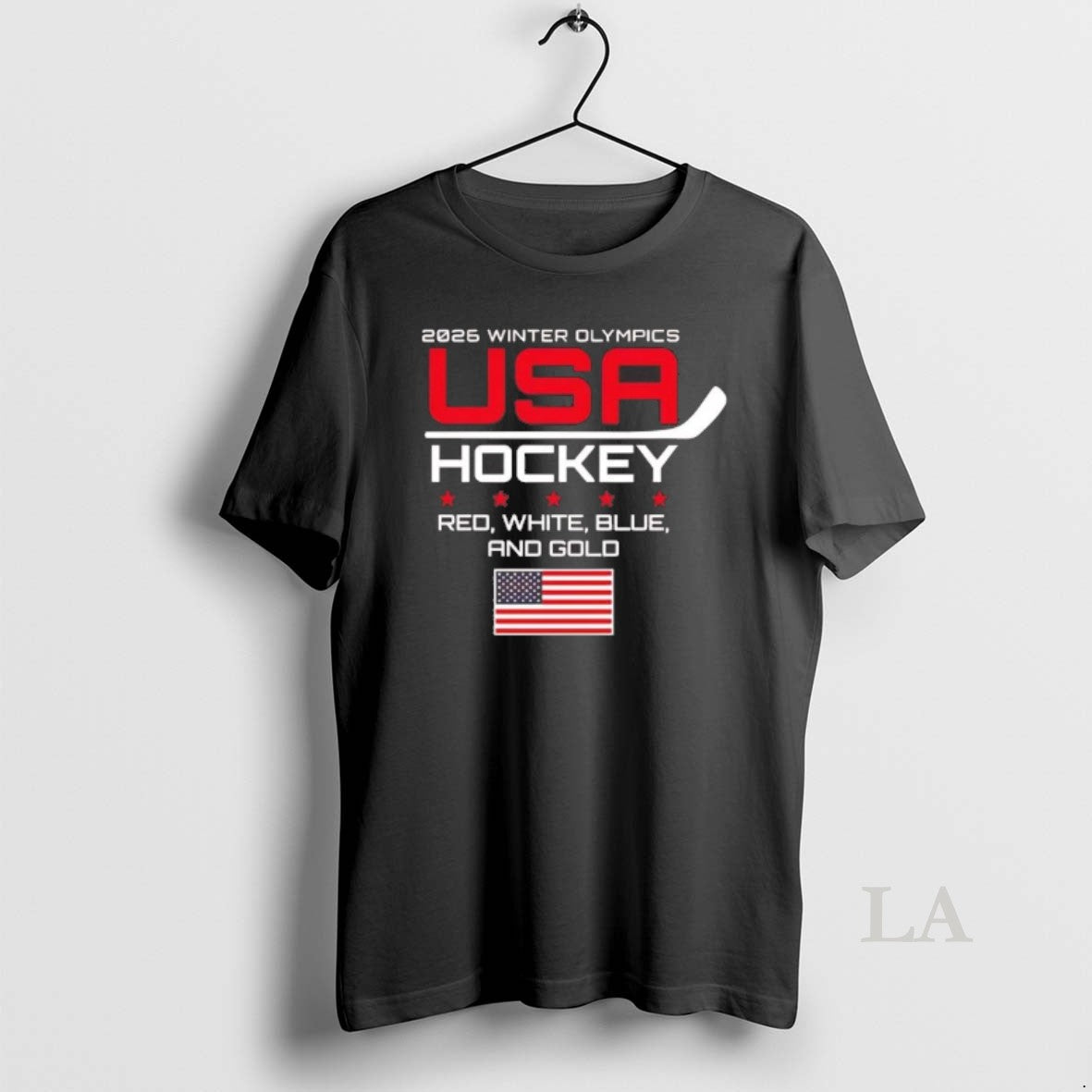 Original 2026 Winter Olympics Usa Hockey Red White Blue And Gold T-Shirts, Hoodie, Sweatshirt | HypeDripTees.com