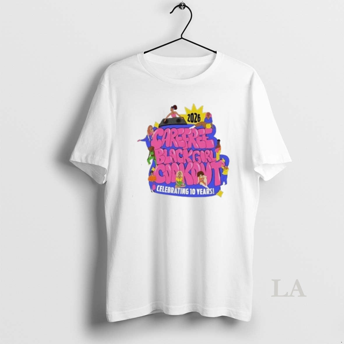 Original 2026 Carefree Black Girl Cook Out Celebrating 10 Years T-Shirts, Hoodie, Sweatshirt | HypeDripTees.com