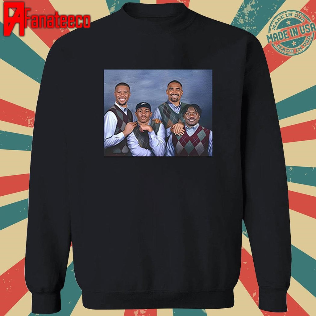 Original AJ Brown Jalen Hurts Devonta Smith Saquon Barkley Step Brothers Shirt