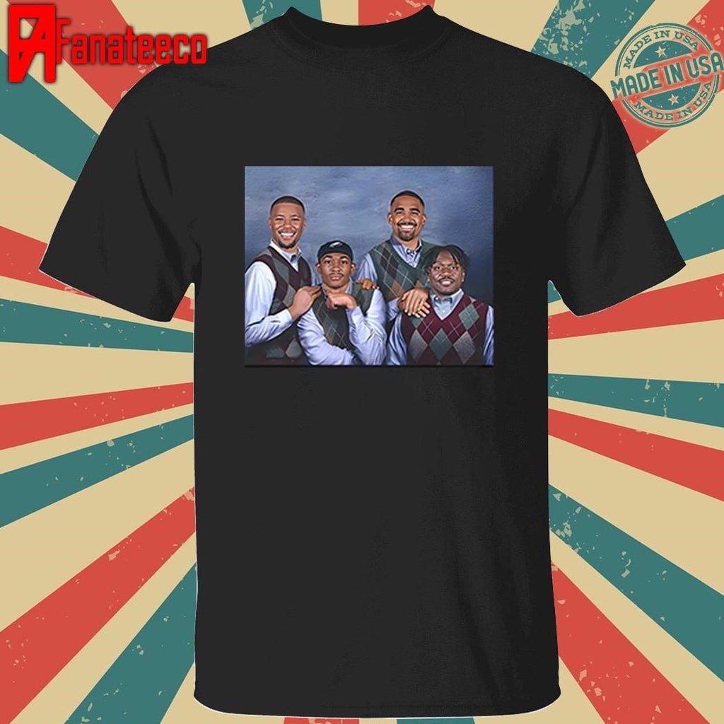 Original AJ Brown Jalen Hurts Devonta Smith Saquon Barkley Step Brothers Shirt