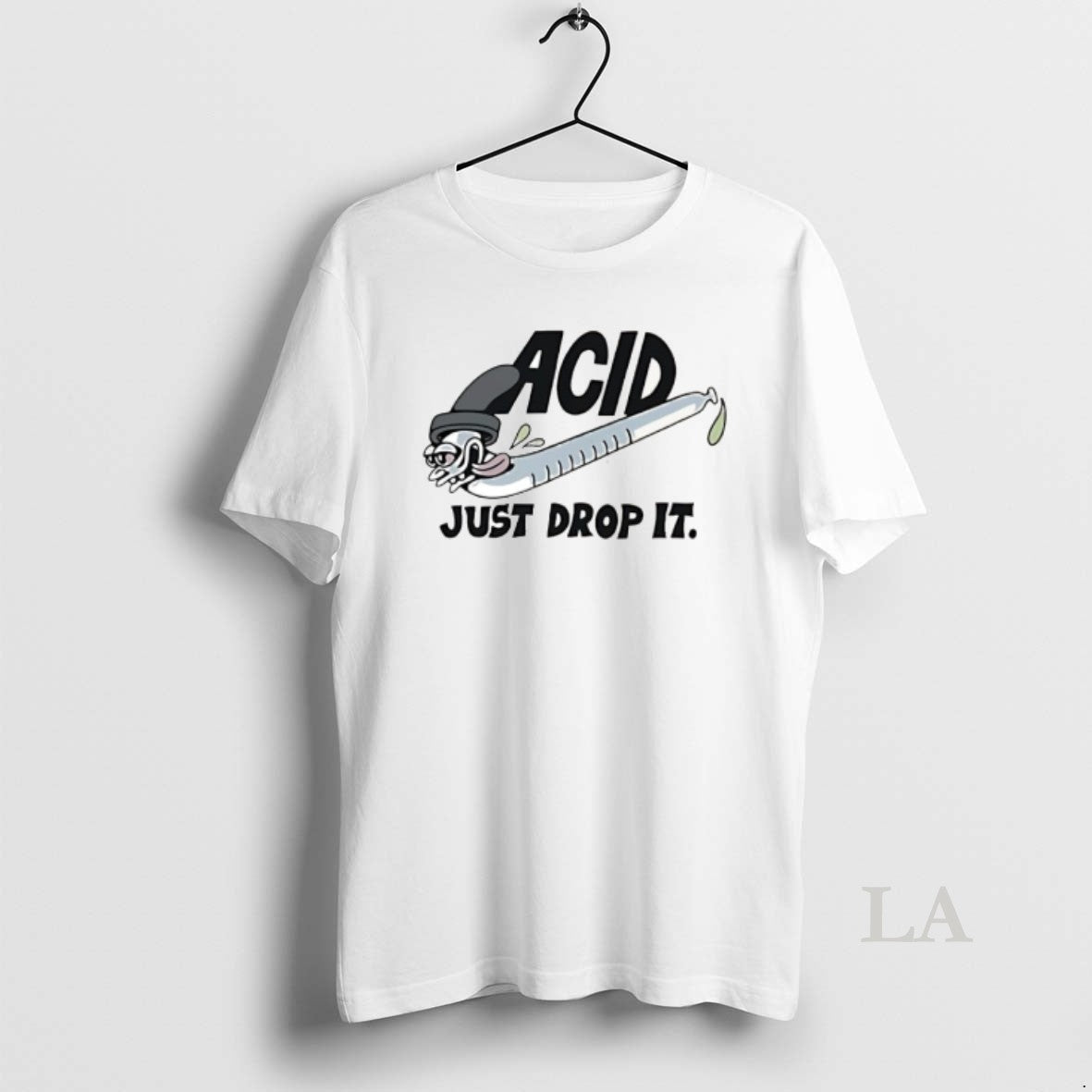 Original Acid Just Drop It Cartoon Eyedropper Character T-Shirts, Hoodie, Sweatshirt | HypeDripTees.com