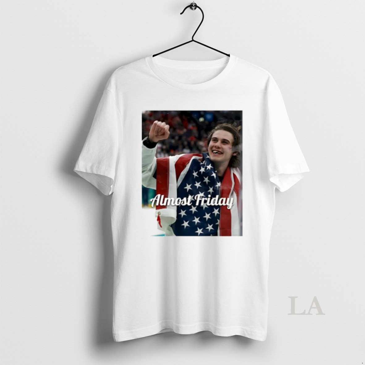 Original Almost Friday Jack Hughes Usa Hockey Winner T-Shirts, Hoodie, Sweatshirt | HypeDripTees.com