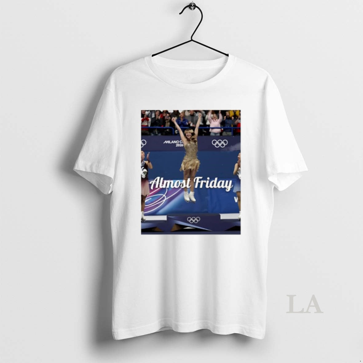 Original Almost Friday Milano Cortina 2026 Figure Skater T-Shirts, Hoodie, Sweatshirt | HypeDripTees.com