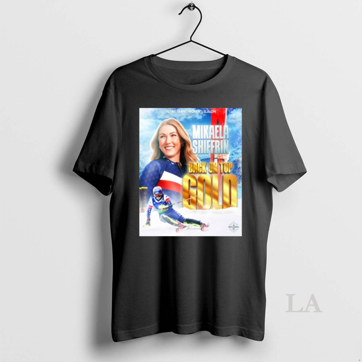 Original Alpine Skiing Womens Slalom Mikaela Shiffrin Back On Top Gold Medal Winter Olympics T-Shirts, Hoodie, Sweatshirt