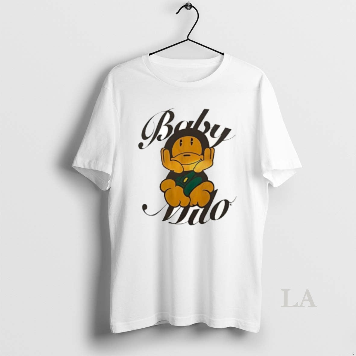 Original Baby Milo Monkey Character Script Logo Graphic T-Shirts, Hoodie, Sweatshirt | HypeDripTees.com