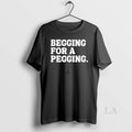 Original Begging For A Pegging Funny Letter