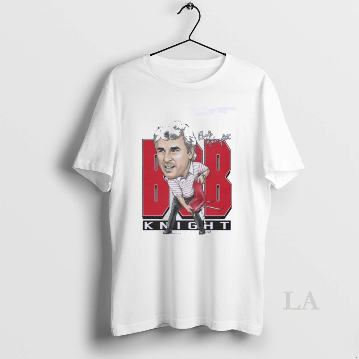 Original Bob Knight Chair Throw Caricature T-Shirts, Hoodie, Sweatshirt | HypeDripTees.com