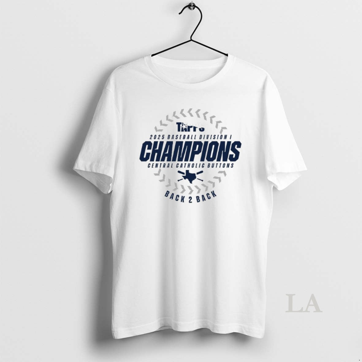 Original Central Catholic Buttons 2025 Tapps Baseball D1 State Champions Back 2 Back