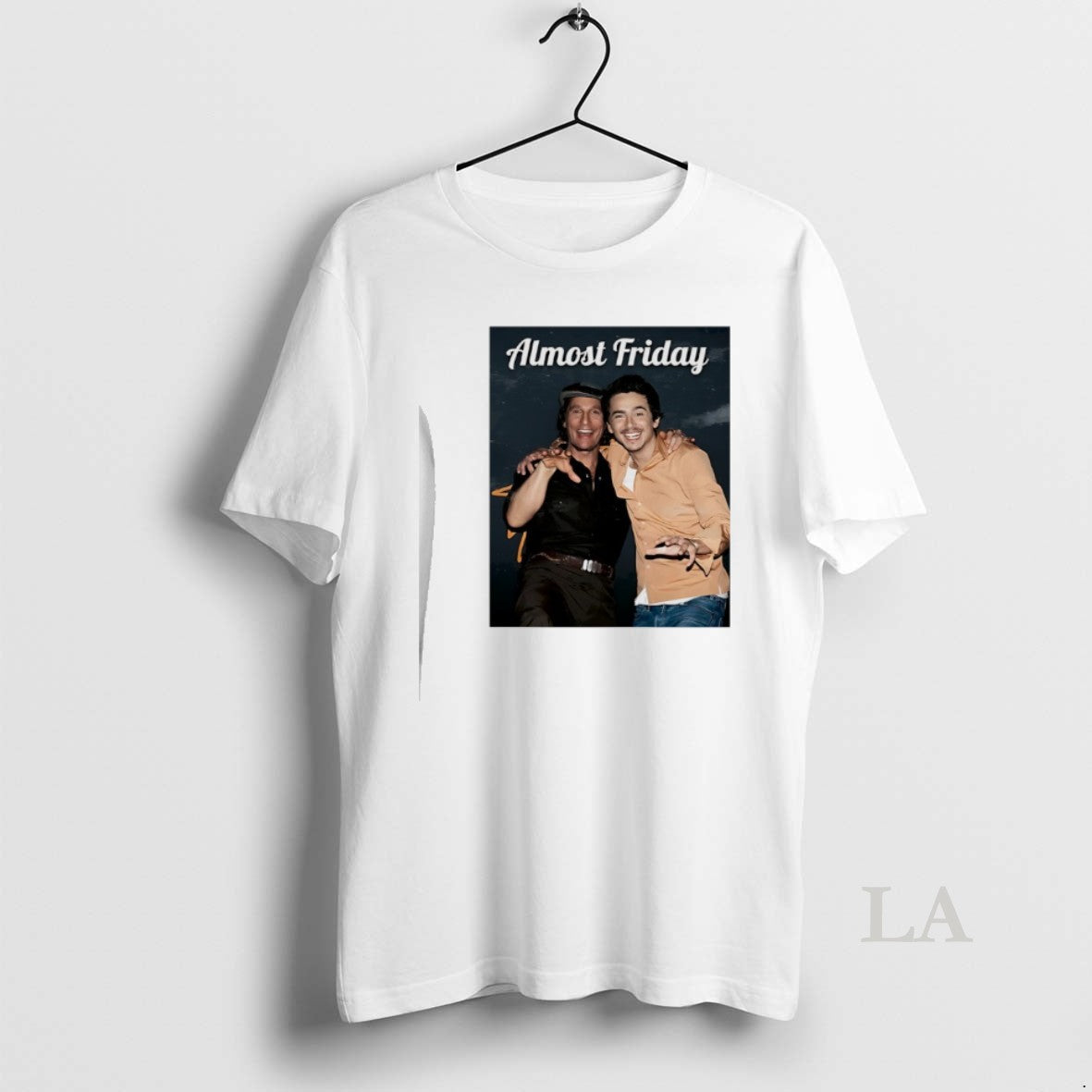 Original Chalamet Mccon Almost Friday T-Shirts, Hoodie, Sweatshirt | HypeDripTees.com
