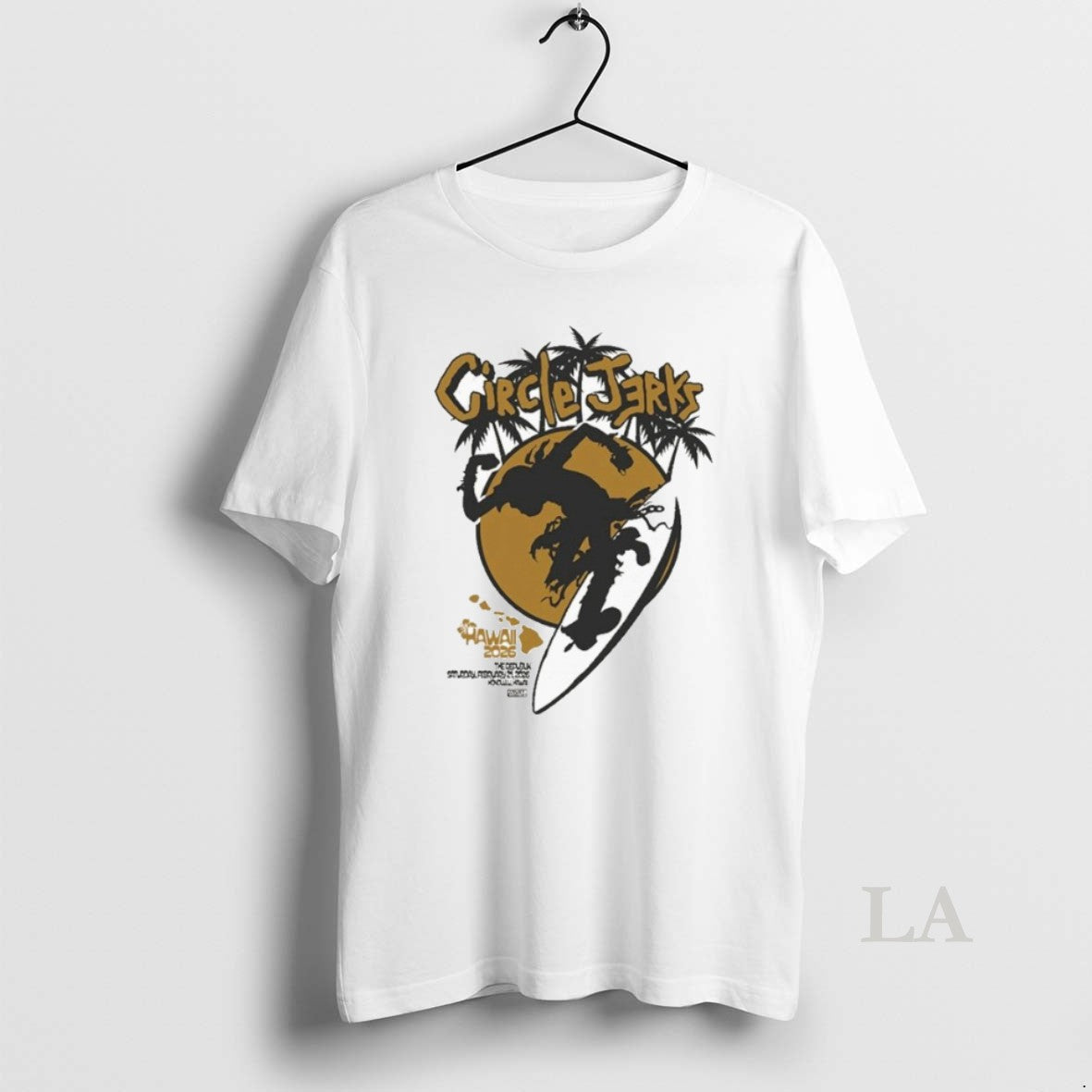 Original Circle Jerks 2 21 2026 The Republik In Honolulu Hawaii Surf T-Shirts, Hoodie, Sweatshirt | HypeDripTees.com