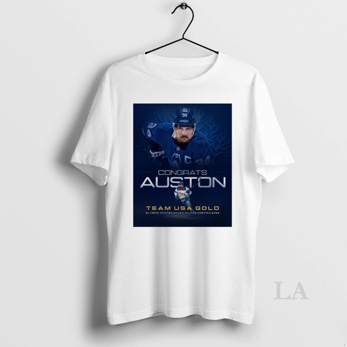 Original Congarts Auston Matthews Team Usa Gold Olympic Winter Games Milano Cortina 2026 T-Shirts, Hoodie, Sweatshirt