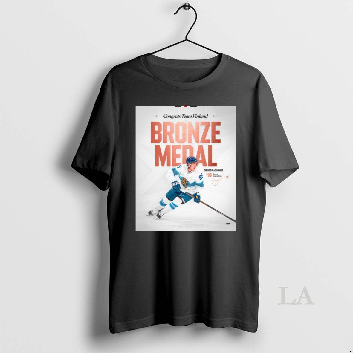 Original Congrats Team Finland Bronze Medal Chicago Blackhawks Teuvo Teravainen Signature T-Shirts, Hoodie, Sweatshirt