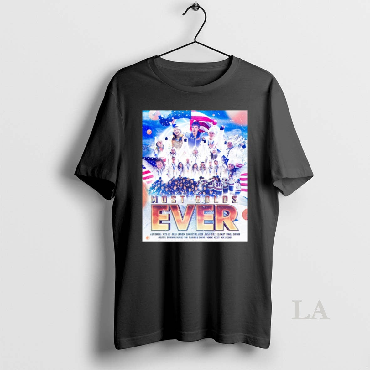Original Congrats To Team Usa On Winning Its Most Golds Ever At The Winter Olympics T-Shirts, Hoodie, Sweatshirt