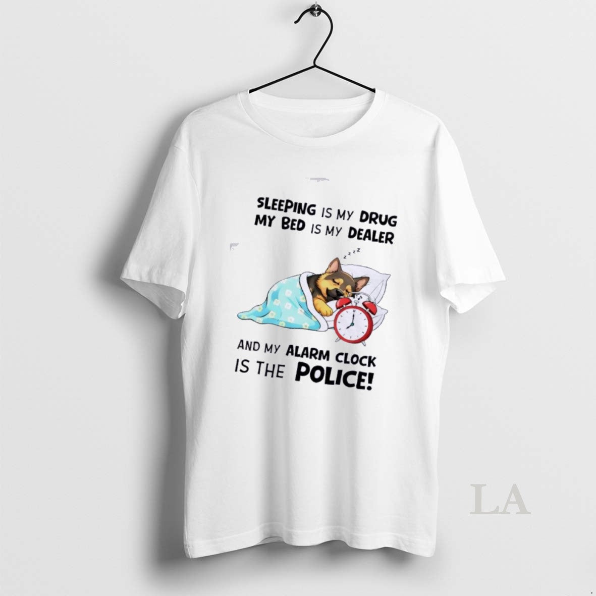 Original Dog Sleeping Is My Drug My Bed Is My Dealer And My Alarm Clock T-Shirts, Hoodie, Sweatshirt | HypeDripTees.com