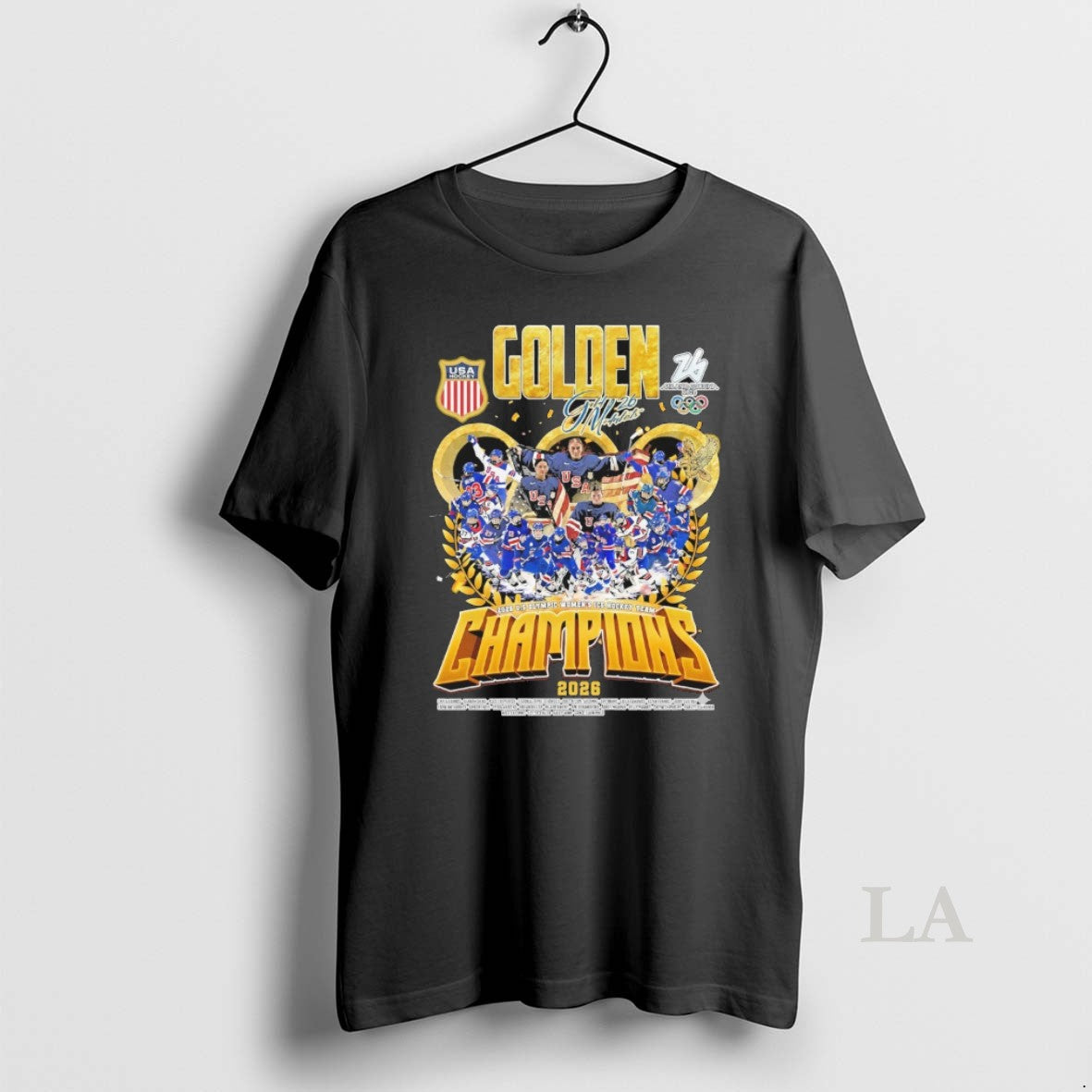 Original Double Gold Medalists 2026 Us Olympic Womens Ice Hockey Team Champions T-Shirts, Hoodie, Sweatshirt