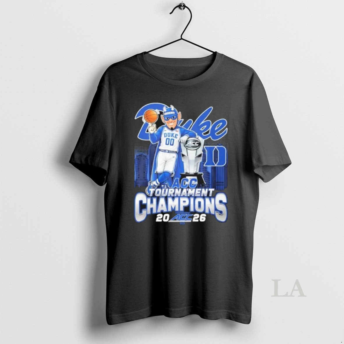 Original Duke Mens Basketball Mascot Acc Tournament Champions