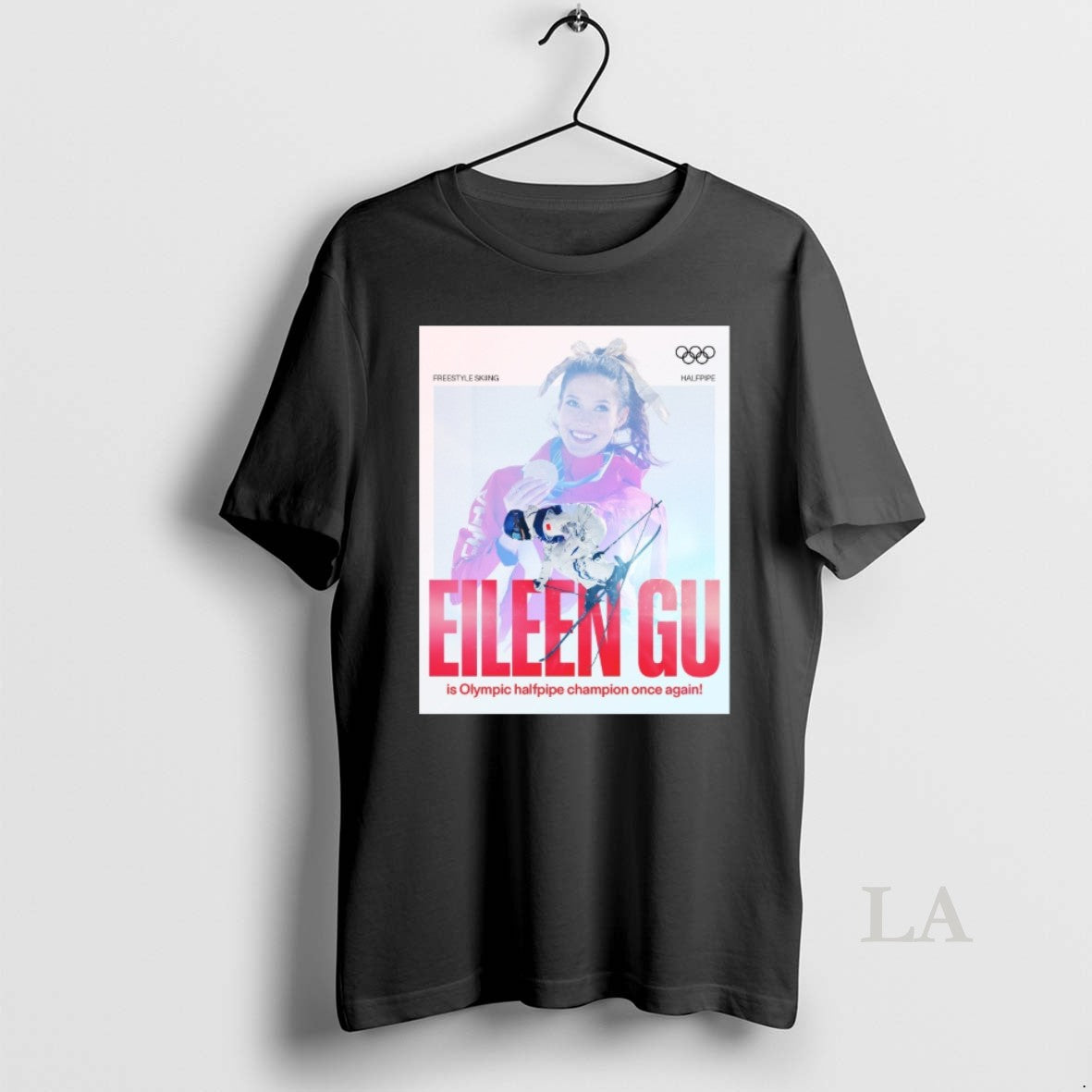 Original Eileen Gu Is Olympic Halfpipe Champion Once Again Milano Cortina 2026 T-Shirts, Hoodie, Sweatshirt