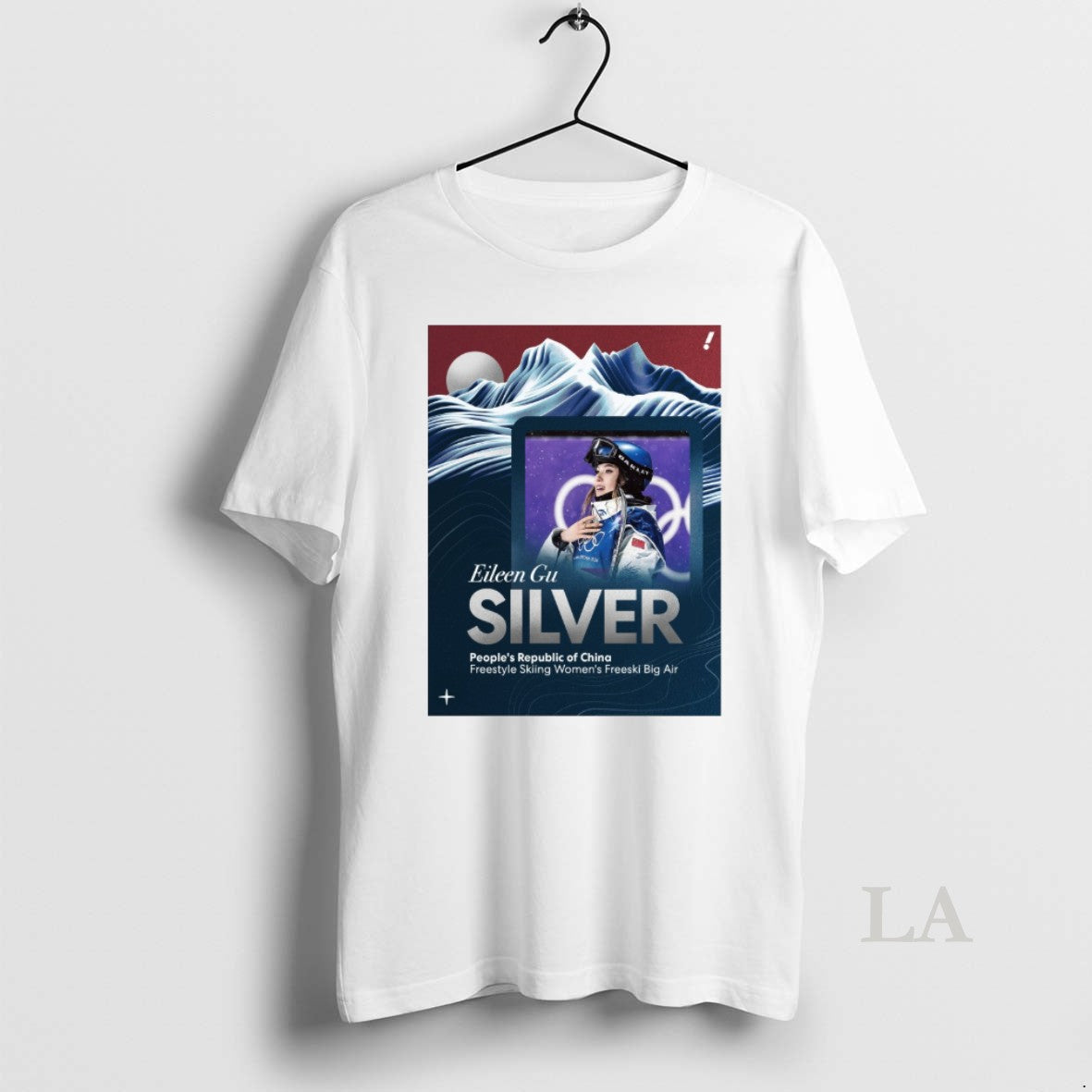 Original Eileen Gu Silver Peoples Republic Of China Freestyle Skiing Womens Freeski Big Air T-Shirts, Hoodie, Sweatshirt