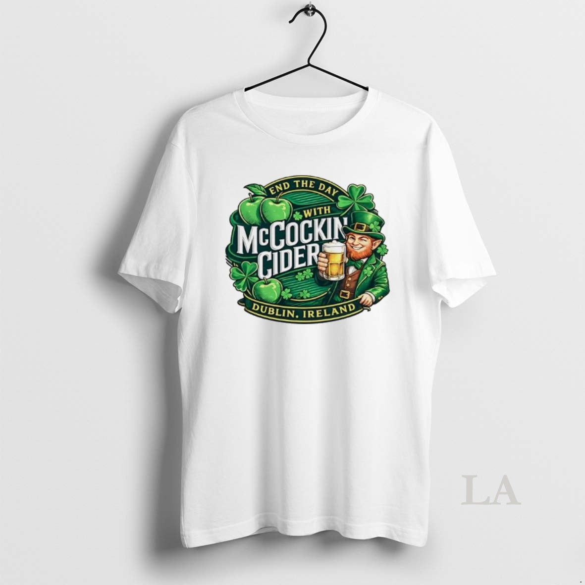 Original End The Day With Mccockin Cider St Patricks Day T-Shirts, Hoodie, Sweatshirt | HypeDripTees.com