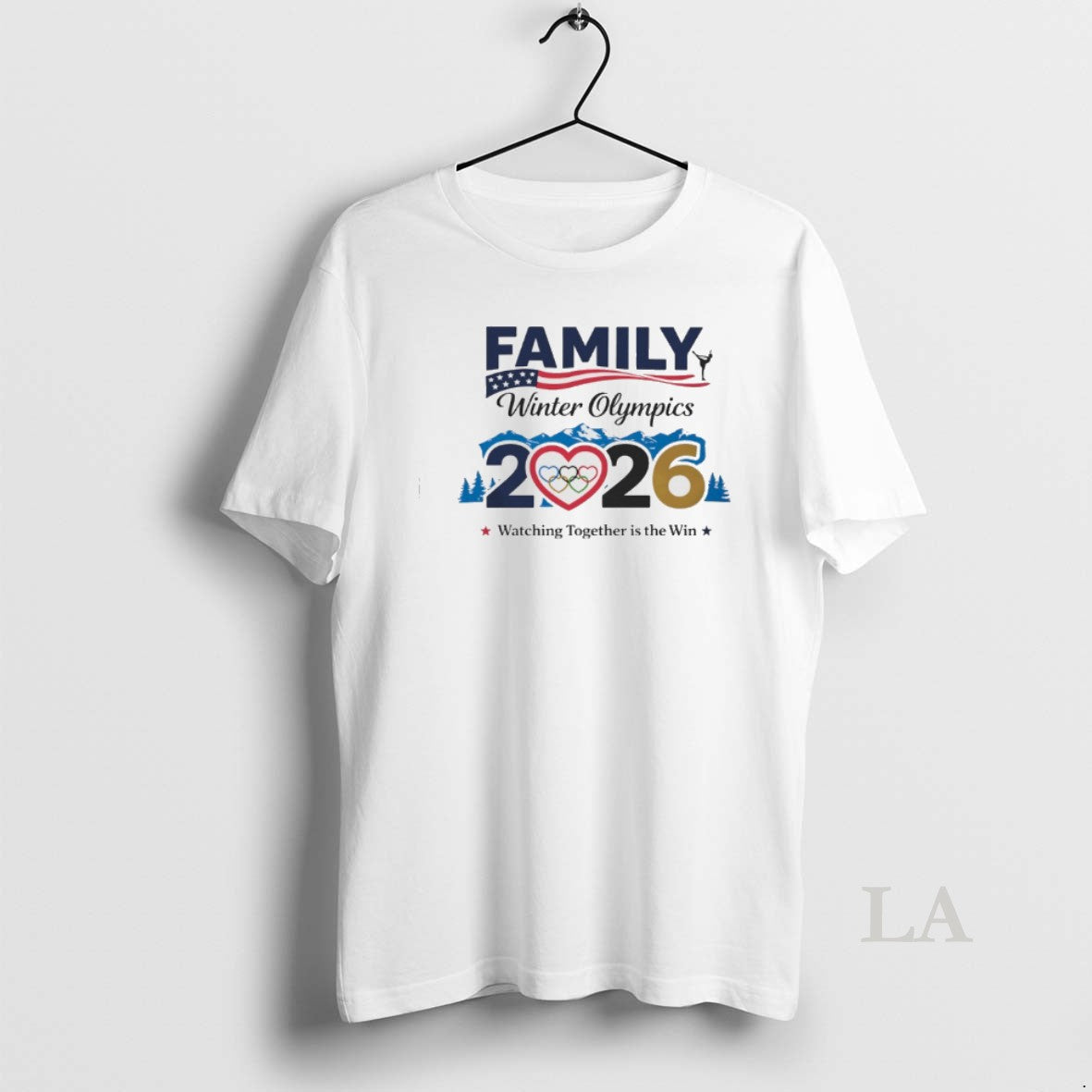 Original Family Winter Olympics 2026 Watching Together Is The Win T-Shirts, Hoodie, Sweatshirt | HypeDripTees.com