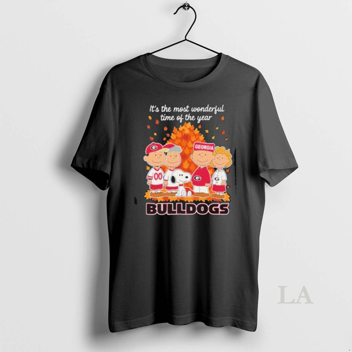Original Georgia Bulldogs X Peanuts Fall Its The Most Wonderful Time Of The Year 2025