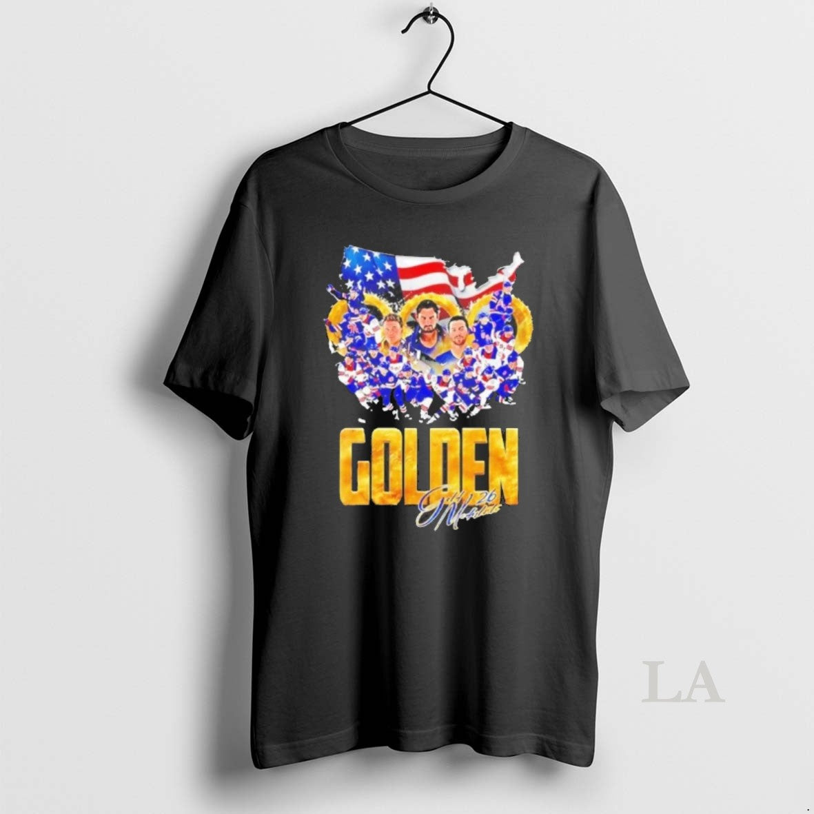 Original Golden Gold 26 Medalists Usa Mens Olympic Hockey Gold Champions Logo T-Shirts, Hoodie, Sweatshirt | HypeDripTees.com