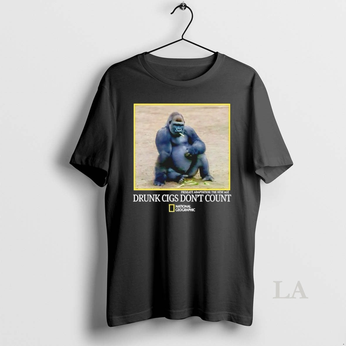 Original Gorilla Smoking Drunk Cigs Dont Count T-Shirts, Hoodie, Sweatshirt | HypeDripTees.com