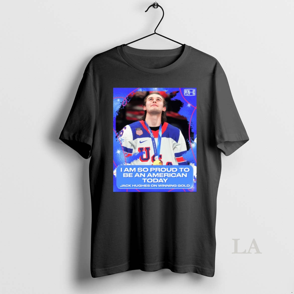 Original I Am So Proud To Be An American Today Jack Hughes On Winning Gold