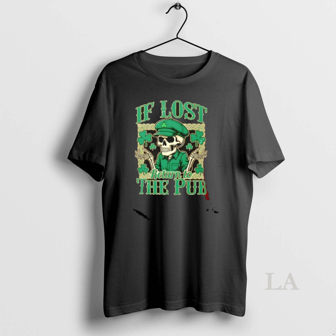 Original If Lost Return To The Pub Irish Skull St T-Shirts, Hoodie, Sweatshirt | HypeDripTees.com